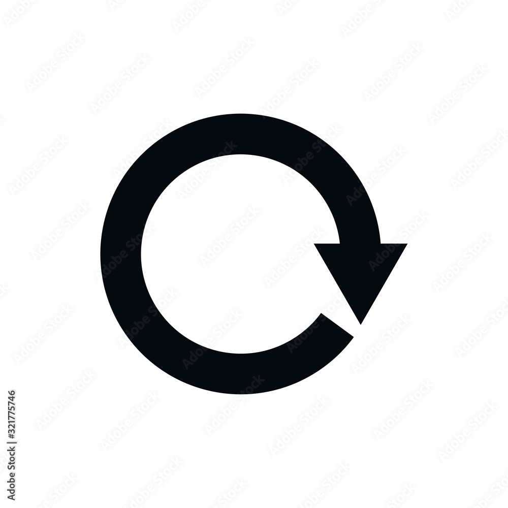 reload icon design vector logo template EPS 10 reload icon design vector logo template EPS 10