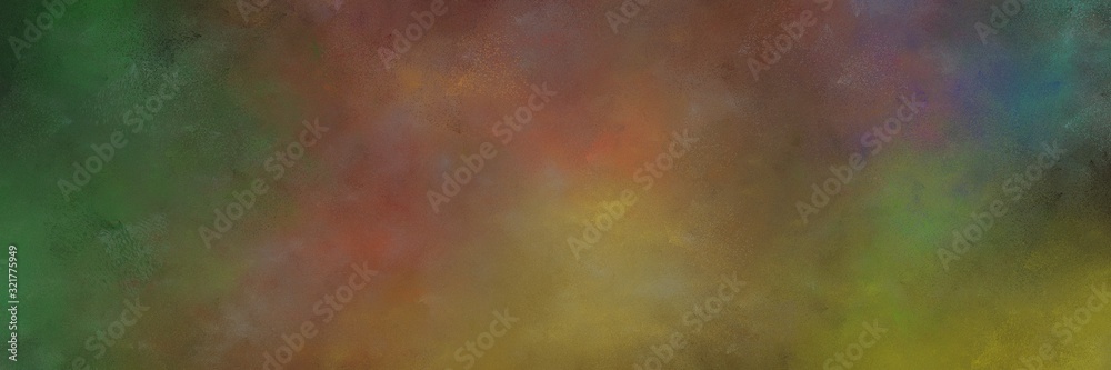 colorful vintage painting background graphic with dark olive green and dark slate gray colors and space for text or image. can be used as card, poster or background texture