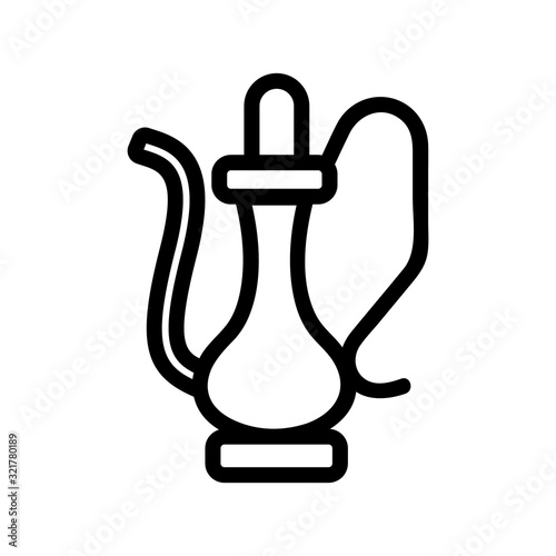 jug icon vector. Thin line sign. Isolated contour symbol illustration