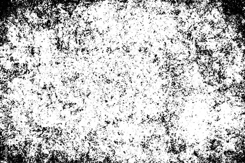 Grunge black and white. Pattern of old, faded basics