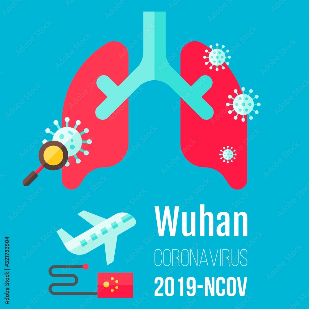 Wuhun coronavirus graphic info vector, Wuhun coronavirus graphic info vector,