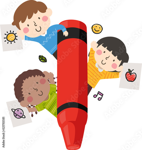 Kids Crayon Coloring Pages ...
