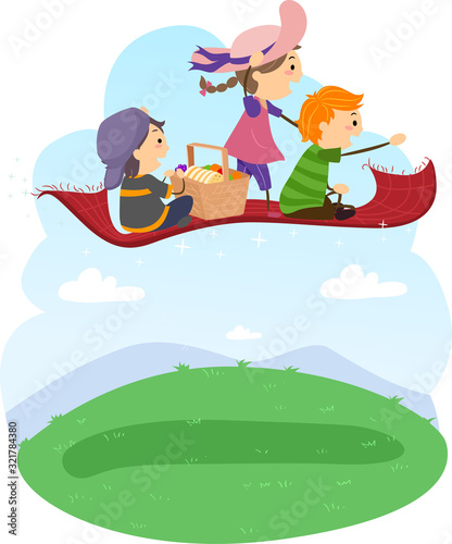 Stickman Kids Picnic Basket...