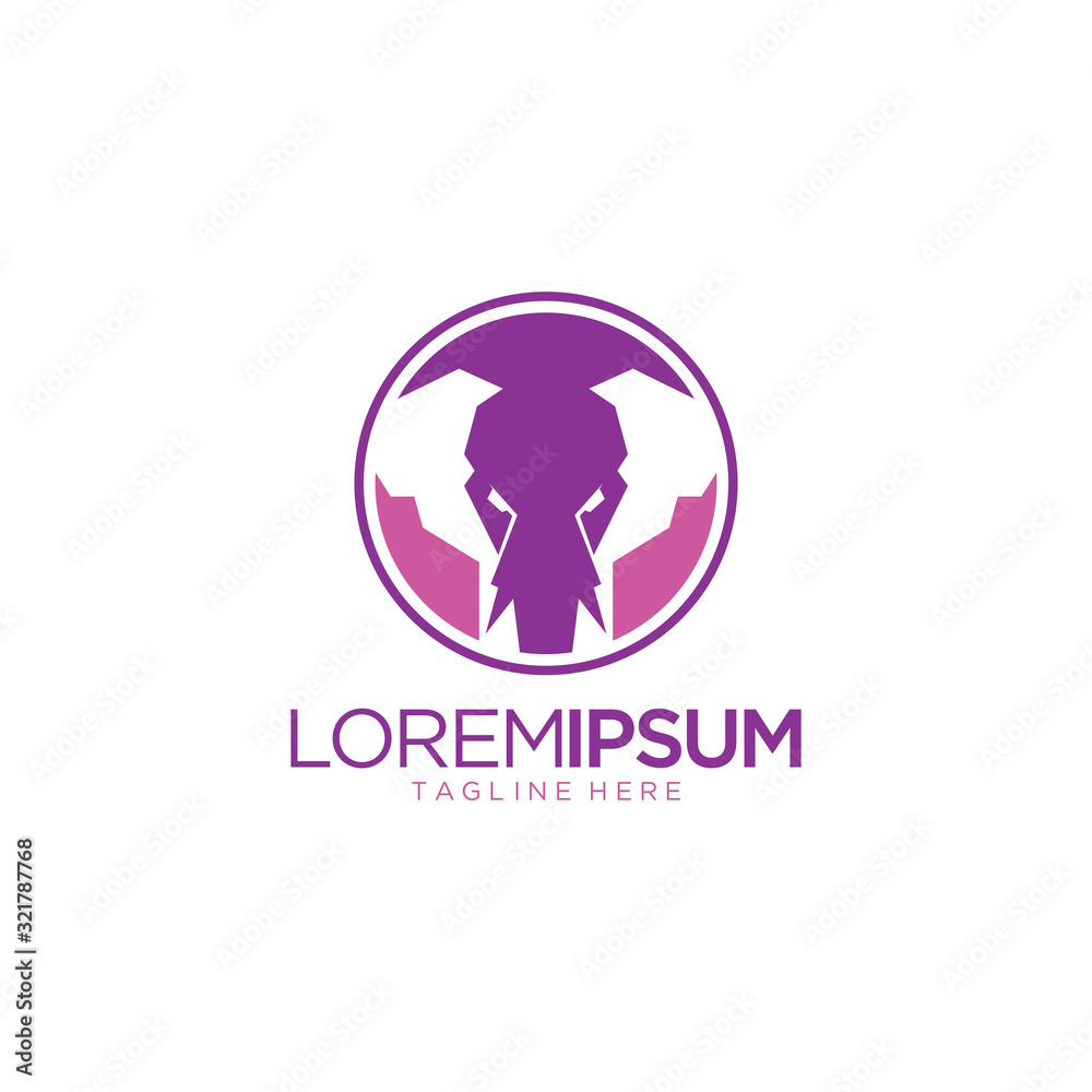 Elephant Logo Design Vector Template Elephant Logo Design Vector Template