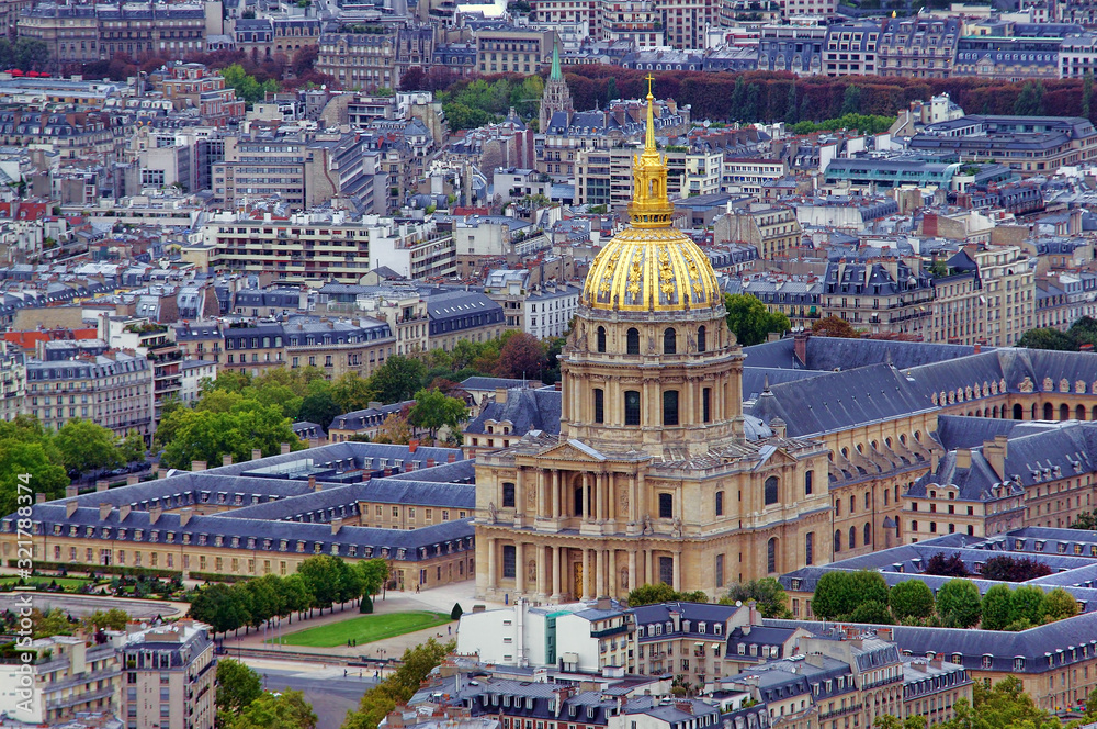 Les Invalides (National Residence of the Invalids) in Paris, France