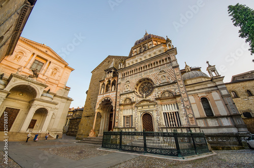 Church Basilica Santa Maria Maggiore in Bergamo, Citta Alta, Italy