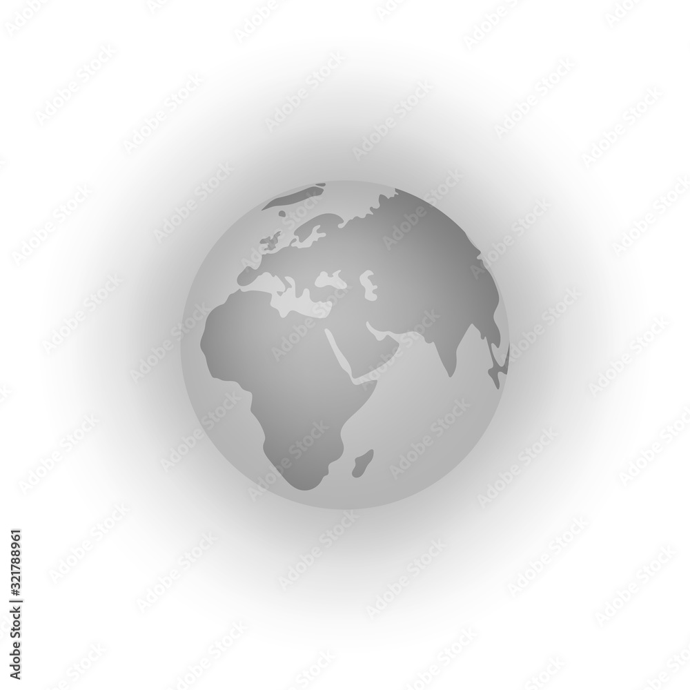 Planet earth - icon. Vector illustration. Planet earth - icon. Vector illustration.
