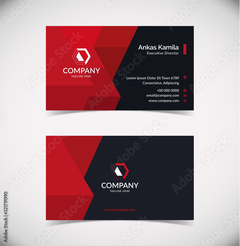 Modern Geometric Business Card Template