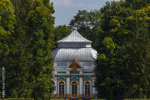 Small Hermitage palace in Tsarskoye Selo (Pushkin) town, Russia