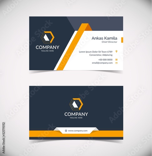 Modern Geometric Business Card Template