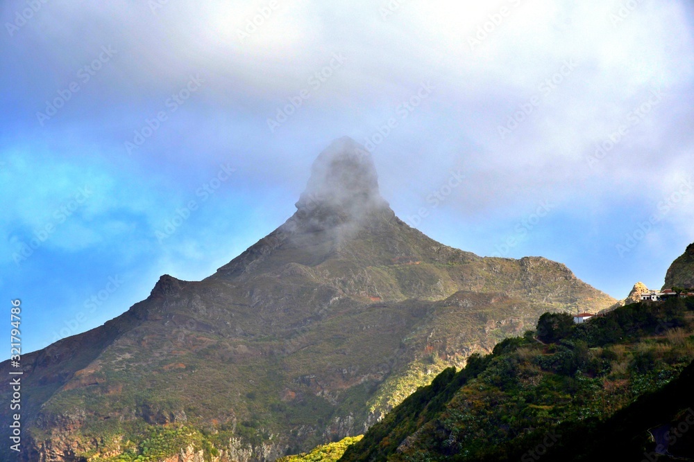 Roque de Taborno, natural place in the Anaga mountain range