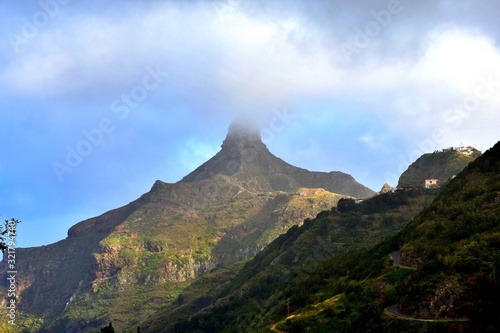 Roque de Taborno, natural place in the Anaga mountain range © jroberphotos