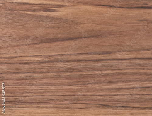 Texture of black walnut surface with oil finish