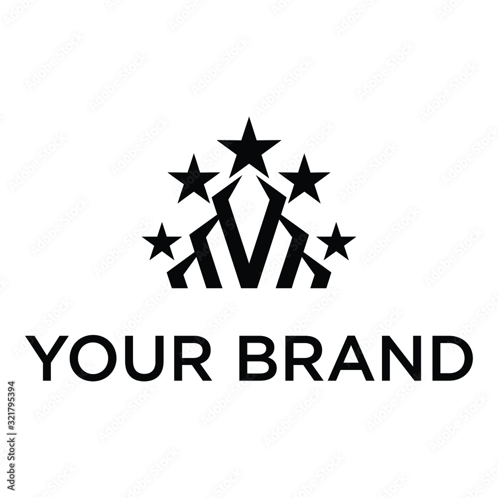 Obraz premium luxury modern simple icon logo design