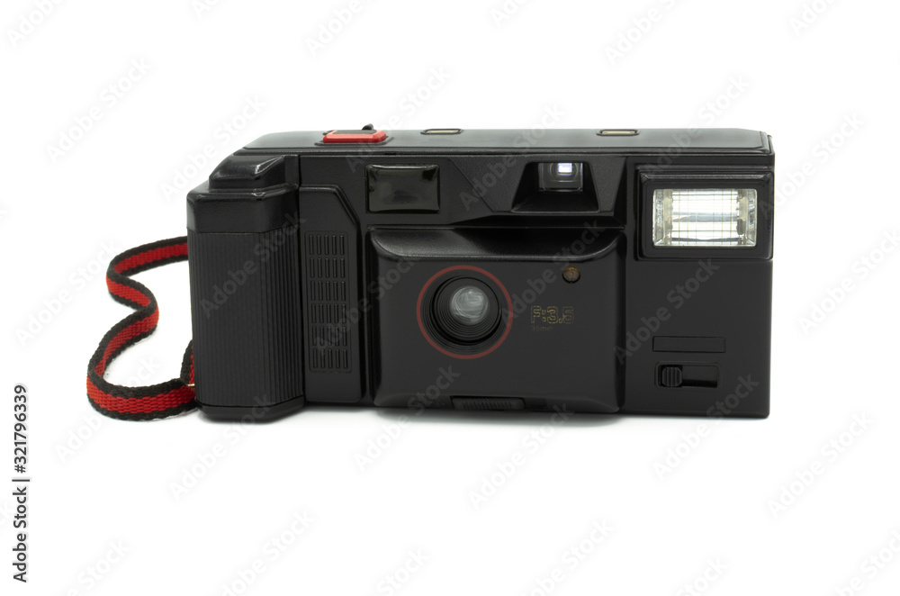 Entry-level film camera with strap