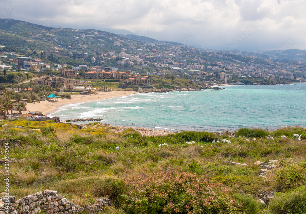 Byblos, Lebanon - one of the oldest continuously inhabited cities in the world, and UNESCO World Heritage Site, the ruins of Byblos are surrounded by a stunning seaside