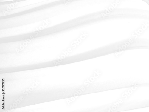 Abstract Background from curtain. White wave background.