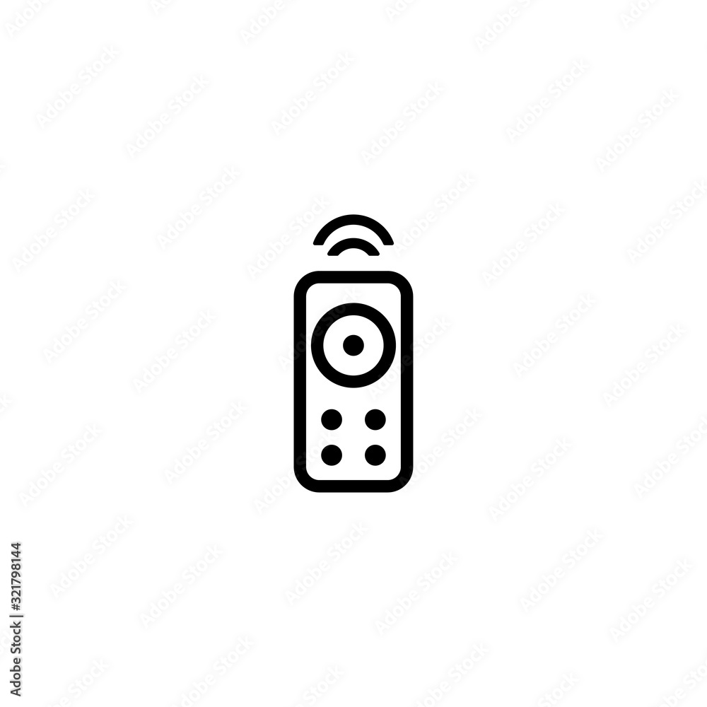 remote control icon vector design logo template EPS10
