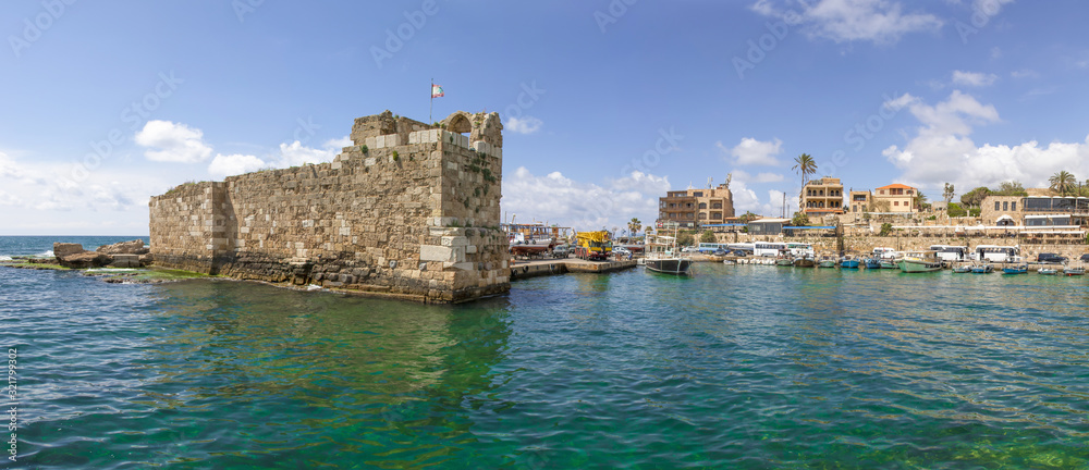Byblos, Lebanon - one of the oldest continuously inhabited cities in the world, and UNESCO World Heritage Site, the Old Town of Byblos displays a wonderful harbour, once used by Romans and Phoenicians