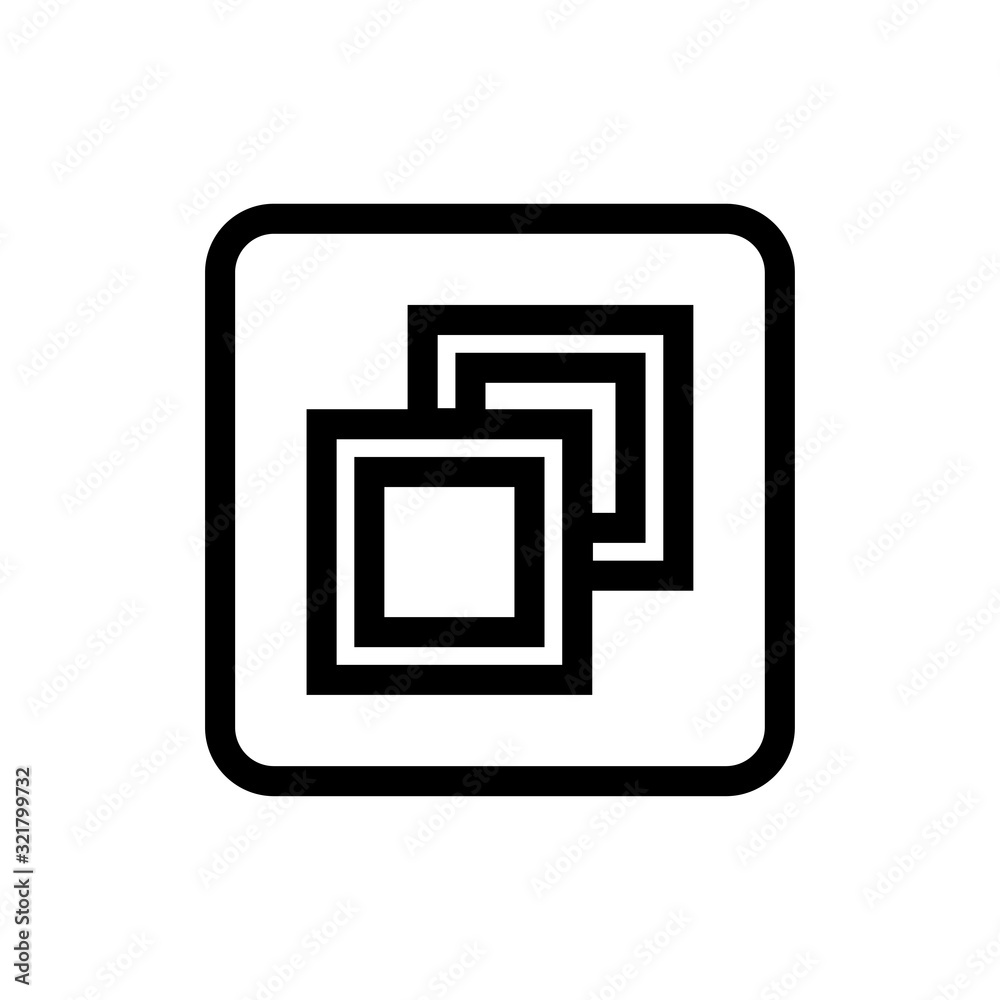 restore down icon design logo template EPS 10 restore down icon design logo template EPS 10