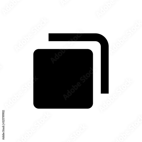 restore down icon design logo template EPS 10