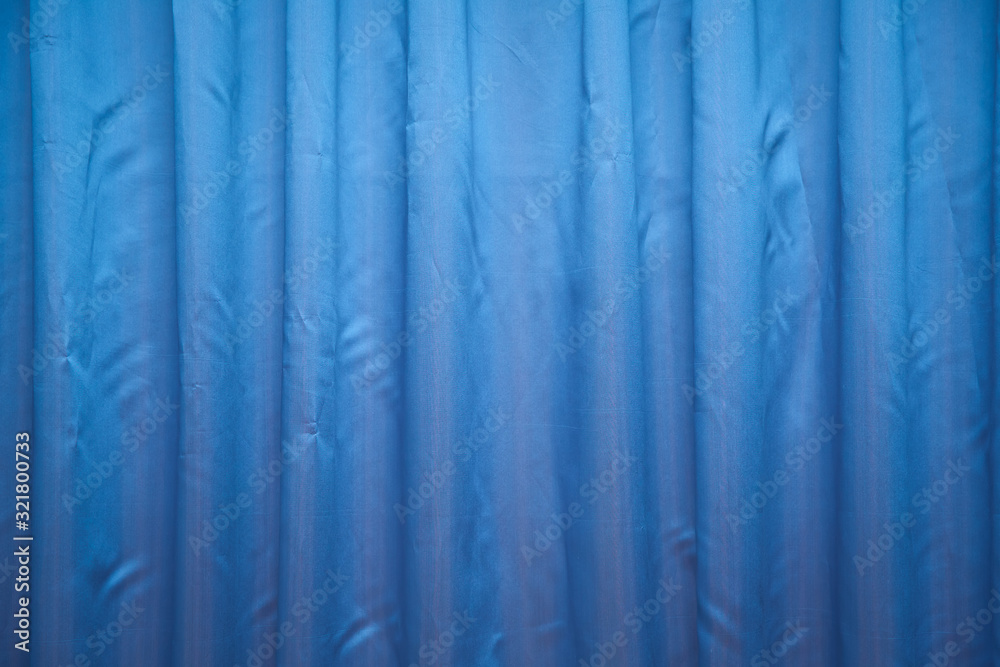 Blue panel background wallpaper texture . Blue Stage Curtain . Blue