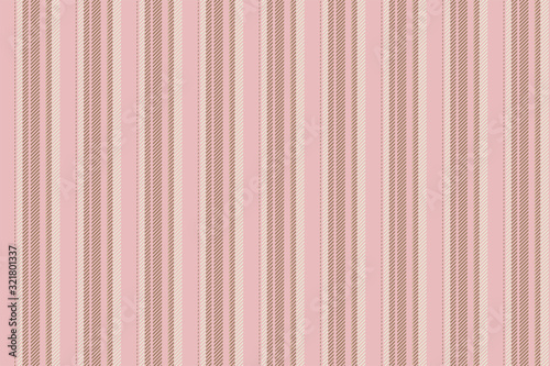 Trendy striped wallpaper. Vintage stripes vector pattern seamless fabric texture. Template stripe wrapping paper.