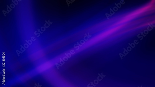 Dark abstract blurred background. Gradient blurred background. Blue-pink neon light on a dark background