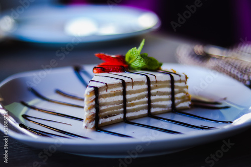 cake on a plate