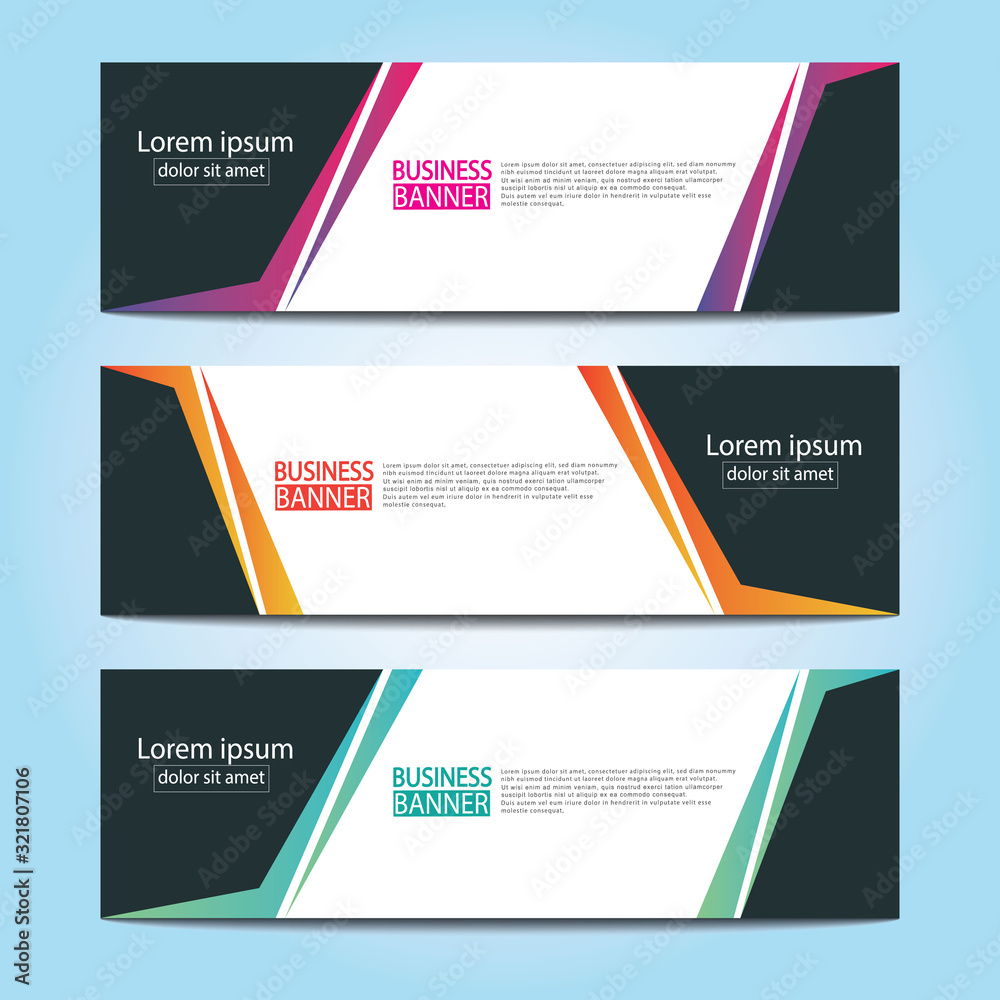 Vector abstract design web banner template. Web Design Elements - Header Design. Abstract geometric web banner template on grey background.Modern banner. Vector abstract design web banner template. Web Design Elements - Header Design. Abstract geometric web banner template on grey background.Modern banner.