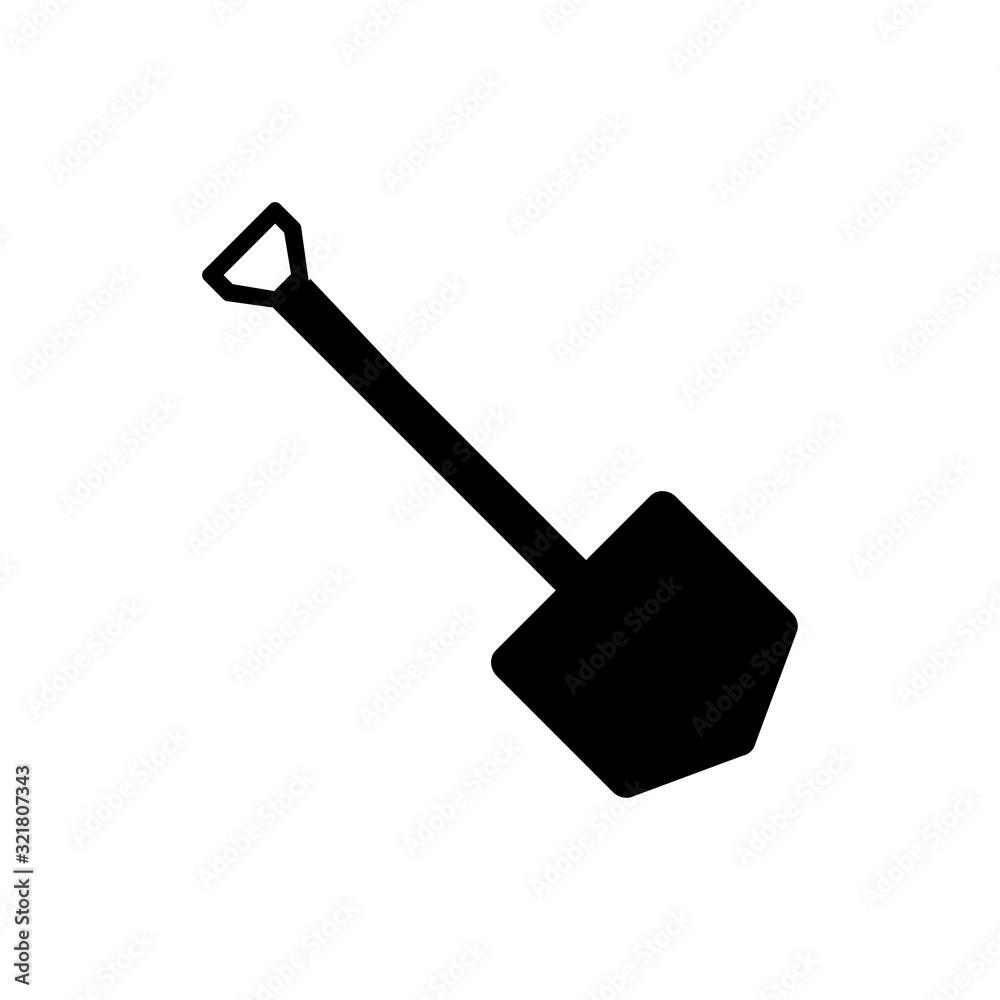 shovel icon design vector logo template EPS 10 shovel icon design vector logo template EPS 10