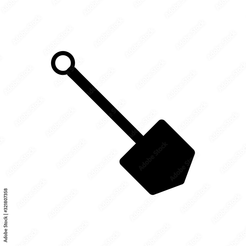 shovel icon design vector logo template EPS 10 shovel icon design vector logo template EPS 10