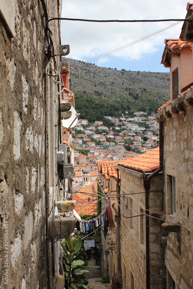 ulica wąska dubrovnik