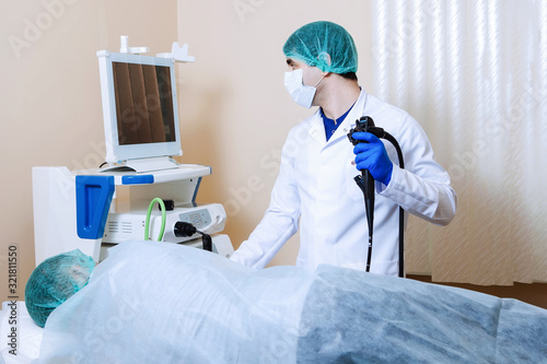 Gastroscopy, endoscopy.