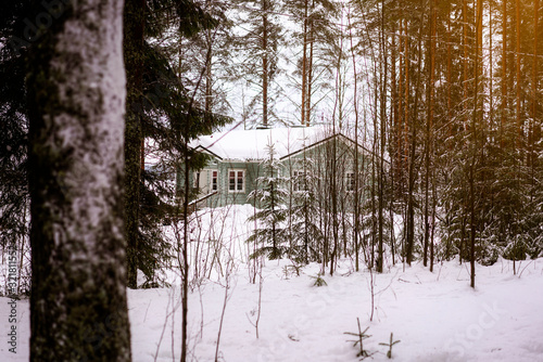 Hütte in der Wildnis