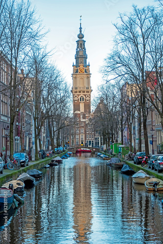 Photography View on the Zuiderkerk in Amsterdam the Netherlands
