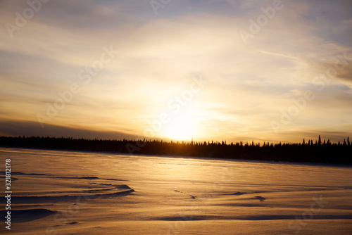 Sonnenuntergang Russland