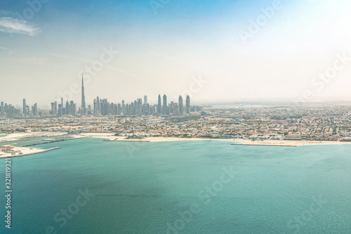 Aerial view of Dubai Skyline | Downtown 