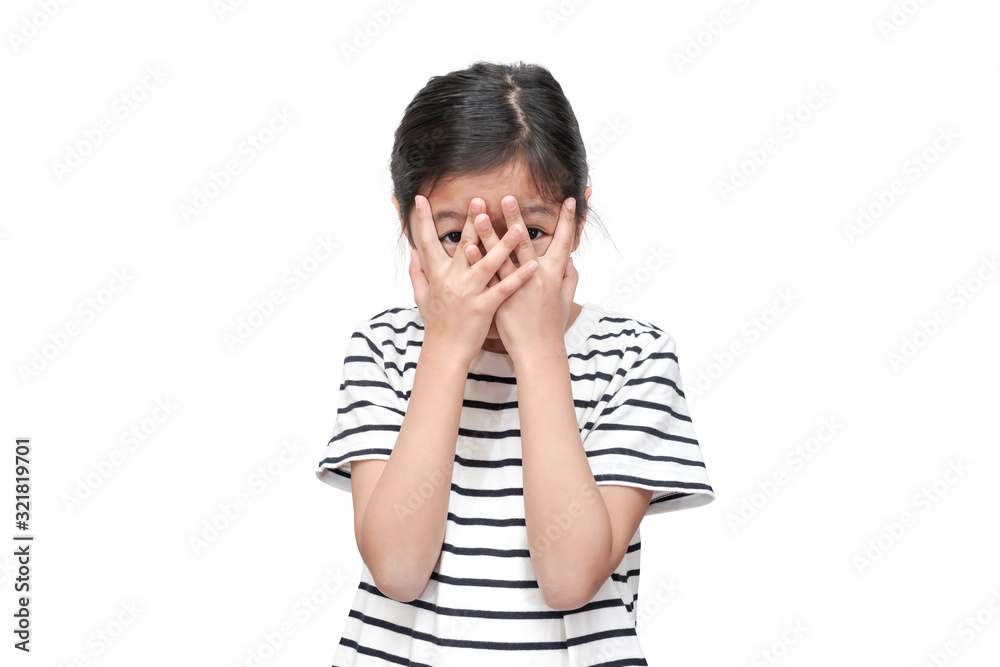 pretty asian girl closes eyes cute smiling (clipping path) pretty asian girl closes eyes cute smiling (clipping path)