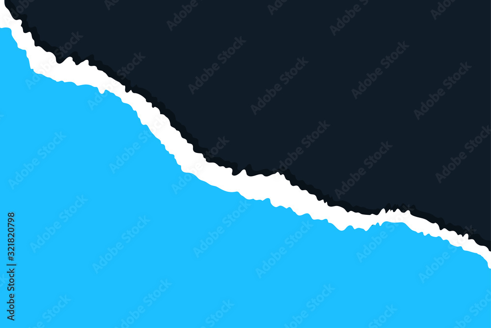 Torn paper background.Vector blue paper tearing until the torn edges of the paper look modern. Torn paper background.Vector blue paper tearing until the torn edges of the paper look modern.