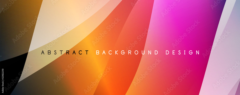 Wave liquid style lines with shadows and light on gradient background Wave liquid style lines with shadows and light on gradient background