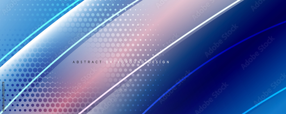 Shining glass abstract wave background. Dynamic motion line effect. Vector Illustration For Wallpaper, Banner, Background, Card, Book Illustration, landing page