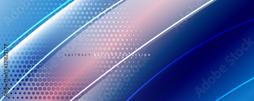 Shining glass abstract wave background. Dynamic motion line effect. Vector Illustration For Wallpaper, Banner, Background, Card, Book Illustration, landing page