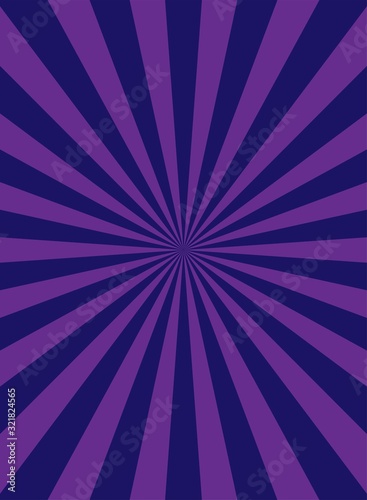 Sunlight retro narrow vertical background. purple  violet color burst background.