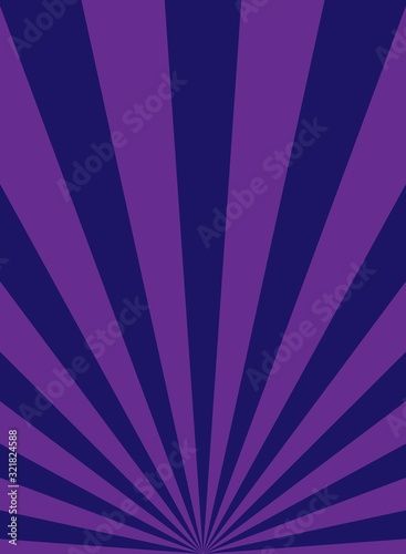 Sunlight retro narrow vertical background. purple  violet color burst background.