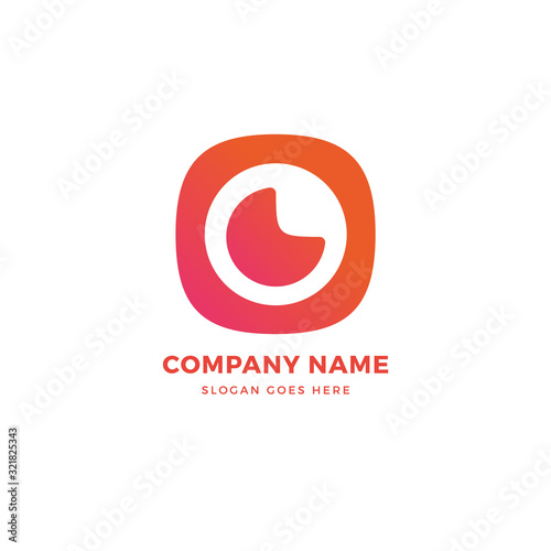 Creative shutter eye lens vector logo icon design template. Abstract logotype concept element sign shape.