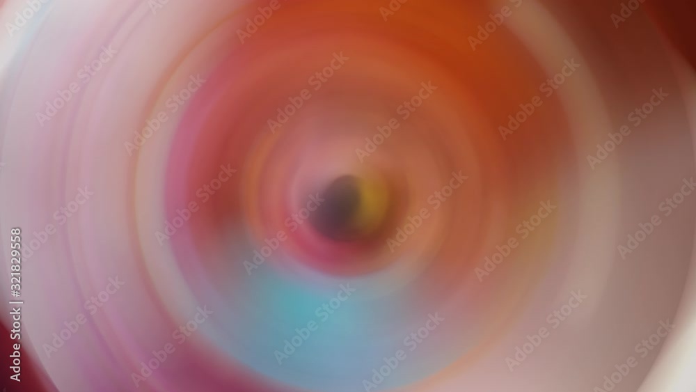 A vintage animation: many spinning rotating circles, radial zoom, moving to the left, in the classical grindhouse b-movie style (1970s). Useful backdrop for your text.