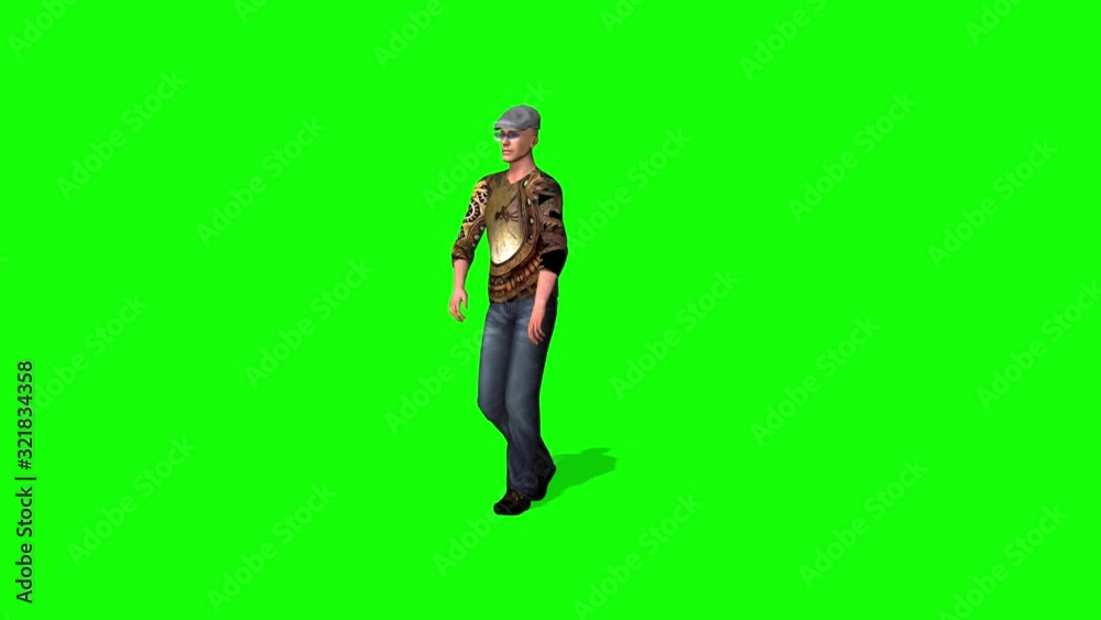 4k 3d animation of a handsome man stands, folds his arms and walks around before waving 4k 3d animation of a handsome man stands, folds his arms and walks around before waving