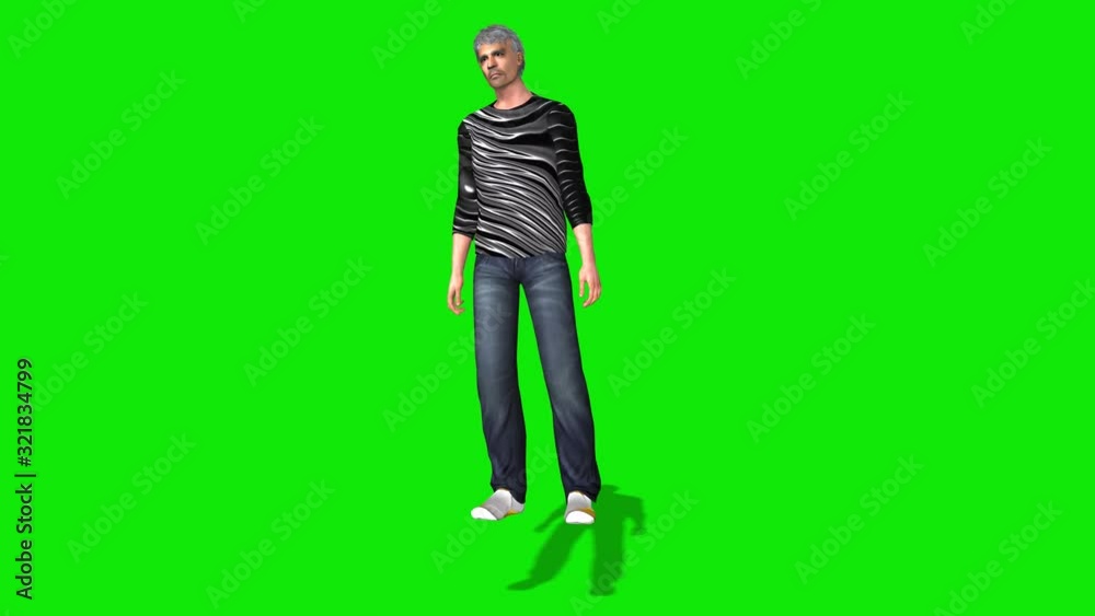 4k 3D animation showing a man gesturing and trying to explain something 4k 3D animation showing a man gesturing and trying to explain something