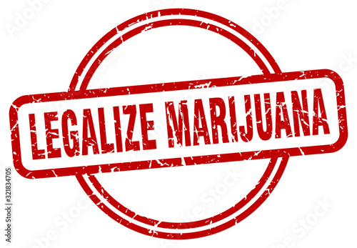 legalize marijuana stamp. legalize marijuana round vintage grunge sign. legalize marijuana
